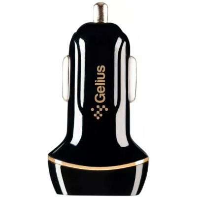 Зарядний пристрій Gelius Ultra Voyager GU-CC02 2USB 2.4A + Cable iPhone X Black (00000077716)
