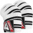 Бинт для спорту RDX на коліна K1 GYM Knee Wraps White/Black Plus (WAH-K1W+)