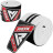 Бинт для спорту RDX на коліна K1 GYM Knee Wraps White/Black Plus (WAH-K1W+)