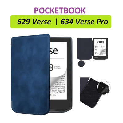 Чохол до електронної книги BeCover Smart Case PocketBook 629 Verse / 634 Verse Pro 6&quot; Deep Blue (710452)