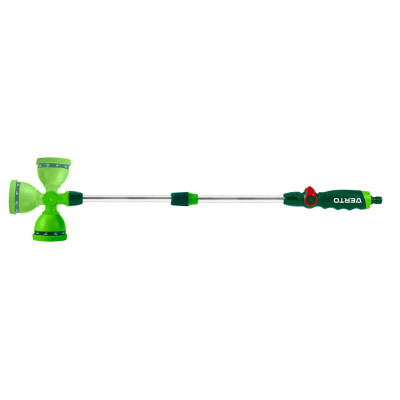 Штанга для поливу Verto ручний, 1/2&quot;-3/4&quot;, штанга 77-113см, 10 функцій (15G682)