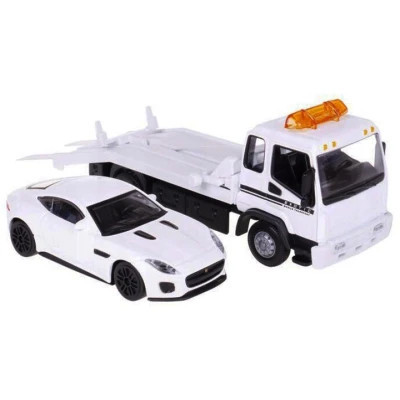 Спецтехніка Bburago Евакуатор з автомоделлю Jaguar F-Type R Dynamic V6 (18-31419)