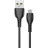 Дата кабель USB 2.0 AM to Micro 5P 1.0m BX51 Triumph 2.4A Black BOROFONE (BX51MB)