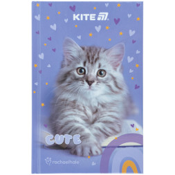 Блокнот Kite А6 Rachael Hale, тверда обкладинка, 80 аркушів, клітинка (R25-199)