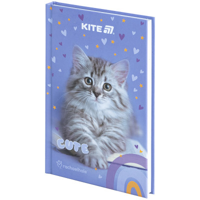 Блокнот Kite А6 Rachael Hale, тверда обкладинка, 80 аркушів, клітинка (R25-199)