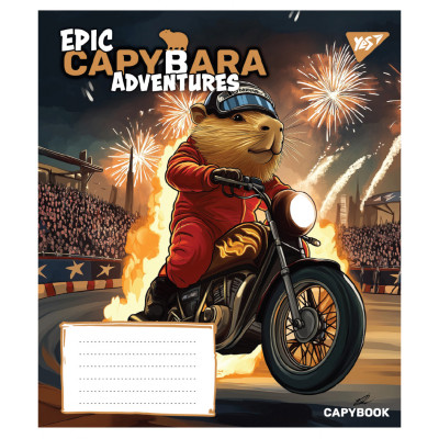 Зошит Yes Epic Capybara А5 24 аркушів лінія (767797)