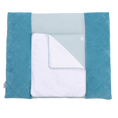 Пеленальний матрацик Верес Velour Aquamarine 72х80 см (429.1)