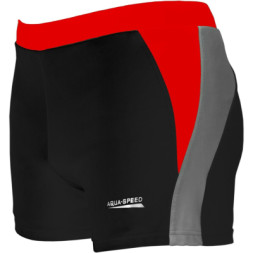 Плавки Aqua Speed Dario 346-16 чорний, червоний, сірий 3XL (5908217662491)