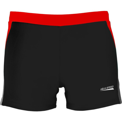 Плавки Aqua Speed Dario 346-16 чорний, червоний, сірий 3XL (5908217662491)