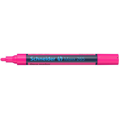 Маркер Schneider MAXX 265 крейдовий 2-3 мм, рожевий (S126509)