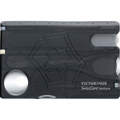 Ніж Victorinox SwissCard NailCare Transparent Black (0.7240.T3)