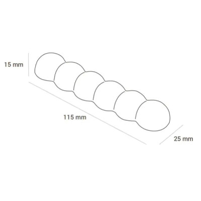 Форма для шоколаду Silikomart Bolla-b115х25 h15 мм 10 шт (CH012)