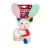 Іграшка для собак GiGwi Plush Зайчик з кільцем та пищалкою 16 см (2257)