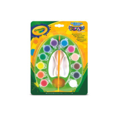 Гуашеві фарби Crayola Chalk &amp; Paint з палітрою та пензликом (54-1066)
