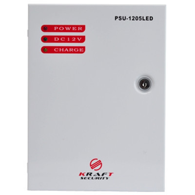 Блок живлення для систем відеоспостереження Kraft Energy PSU-1205LED/8CH
