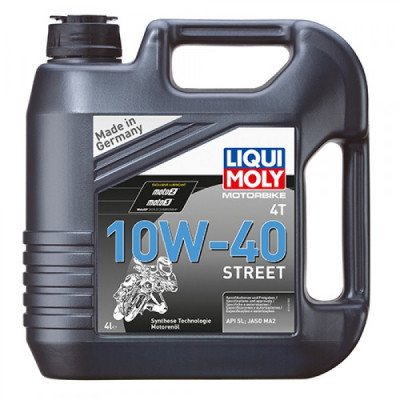 Моторна олива Liqui Moly Motorbike 4T 10W-40 Street 4л. (7512)
