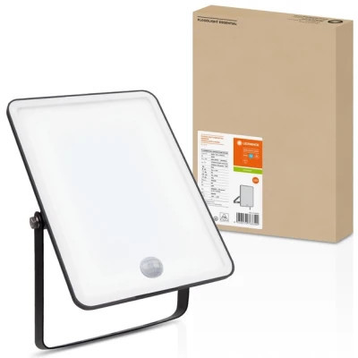 Прожектор LEDVANCE Flood ESSENTIAL SENSOR 50W 840 BK IP65 (4058075768390)