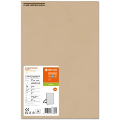 Прожектор LEDVANCE Flood ESSENTIAL SENSOR 50W 840 BK IP65 (4058075768390)