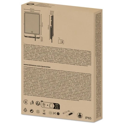 Прожектор LEDVANCE Flood ESSENTIAL SENSOR 50W 840 BK IP65 (4058075768390)