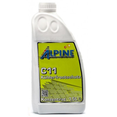 Антифриз Alpine концентрат C11 Кuhlerfrostschutz зелен. 1.5л (1145G-15)