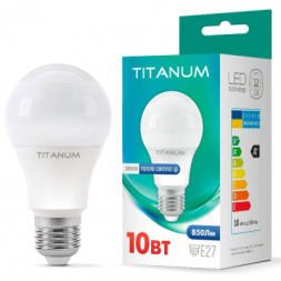 Лампочка TITANUM A60 10W E27 3000K (TLA6010273)
