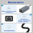 Адаптер Dynamode USB3.0 Type-C to 1000/100 Mbit/s RJ-45 (RTL8153) 0.13 m (DM-AD-GLAN-C)