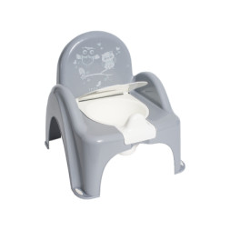 Горщик Tega Baby OWLS стілець,з музикою, антиковзкий grey (PO-064-106)