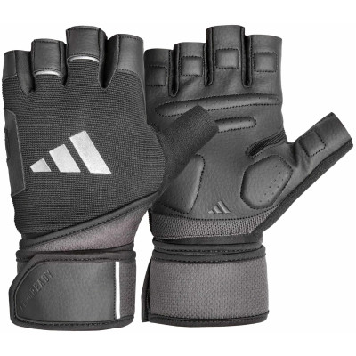 Рукавички для фітнесу Adidas Wrist Wrap Training Gloves ADGB-15050 чорний XS (885652028745)