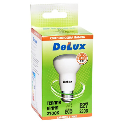 Лампочка Delux FC1 8 Вт R63 2700K 220В E27 (90001459)