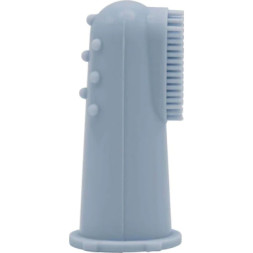 Дитяча зубна щітка Difrax Cиліконова, масажна, Blue (377 Blue)