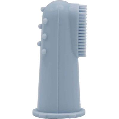 Дитяча зубна щітка Difrax Cиліконова, масажна, Blue (377 Blue)