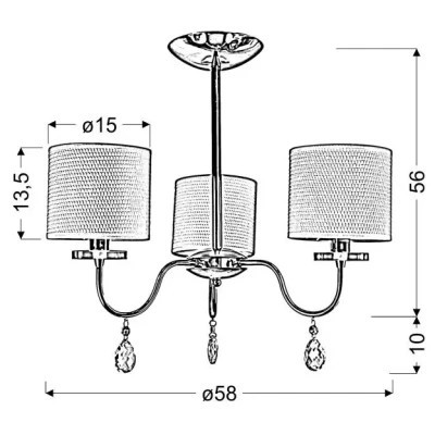 Люстра Candellux ESTERA (33-11664)