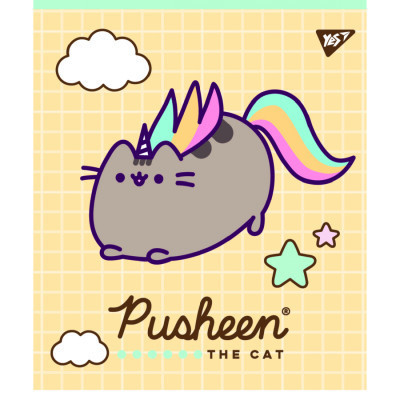 Зошит Yes А5 Pusheen 18 аркушів лінія (766826)