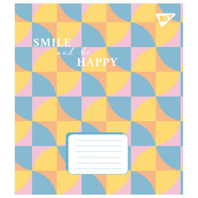 Зошит Yes Smile and be happy 24 аркушів лінія (767317)