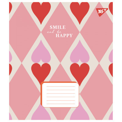 Зошит Yes Smile and be happy 24 аркушів лінія (767317)
