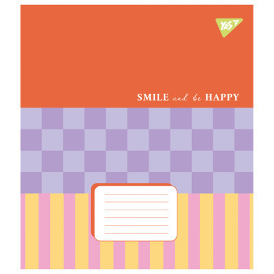 Зошит Yes Smile and be happy 24 аркушів лінія (767317)