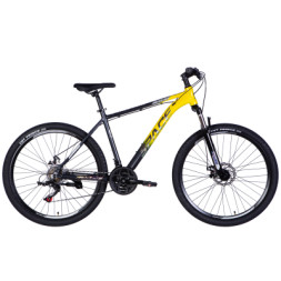 Велосипед Space 27.5&quot; Phaeton AM DD рама-19&quot; Al сіро-жовтий 2025 (OPS-SP-27.5-039)