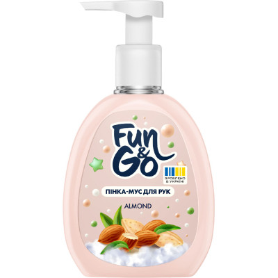 Мило-пінка Fun&amp;Go Almond 300 мл (4820204701819)