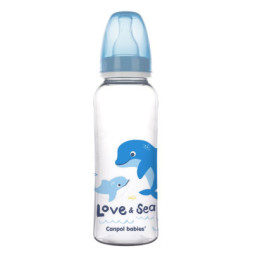 Пляшечка для годування Canpol babies LOVE&amp;SEA 250 мл PP блакитна (59/400)