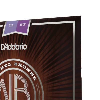 Струни для гітари D&#039;Addario Nickel Bronze Custom Light (11-52) (NB1152)