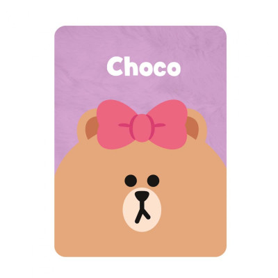 Блокнот Yes Пухнастий Line Friends Choco , 80 аркушів Лінія (151746)