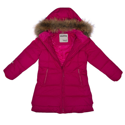 Пальто дитяче Huppa PARISH 12470055 фуксія 146 (4741468915760)