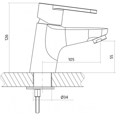 Змішувач Cersanit 3в1 B245 (S601-125)