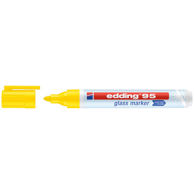 Маркер Edding Glass e-95 1,5-3 мм круглий жовтий (e-95/05)