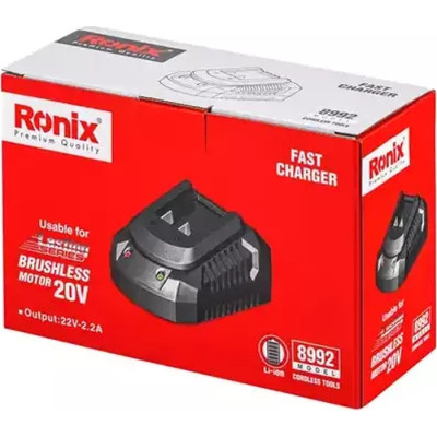 Зарядний пристрій для акумуляторів інструменту Ronix 20В, 2.2А (8992)