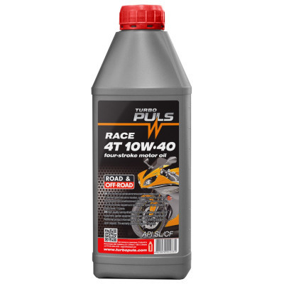 Моторна олива TURBO PULS 4T Race 10W-40, 0,85л (75382)