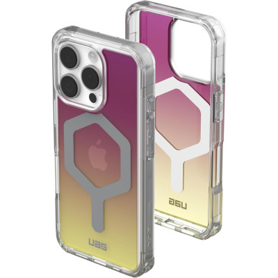 Чохол до мобільного телефона UAG iPhone 16 Pro Plyo Magsafe LE Maroon/Yellow Ombre (114480114780)