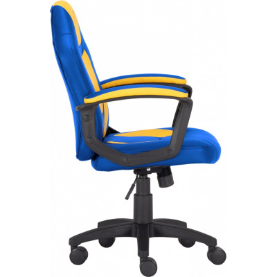 Крісло ігрове GT Racer X-1414 Blue/Yellow