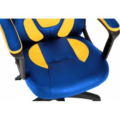 Крісло ігрове GT Racer X-1414 Blue/Yellow