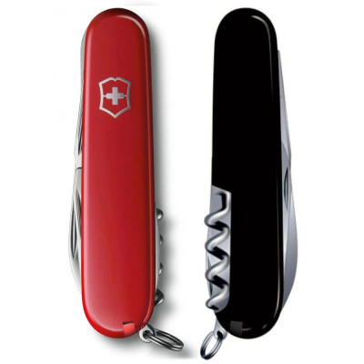 Ніж Victorinox Spartan Ukraine 91 мм Червоно-чорний (1.3603.1.3)